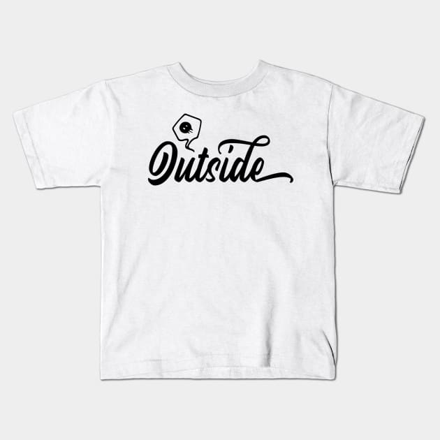 Outside the box Kids T-Shirt by NJORDUR